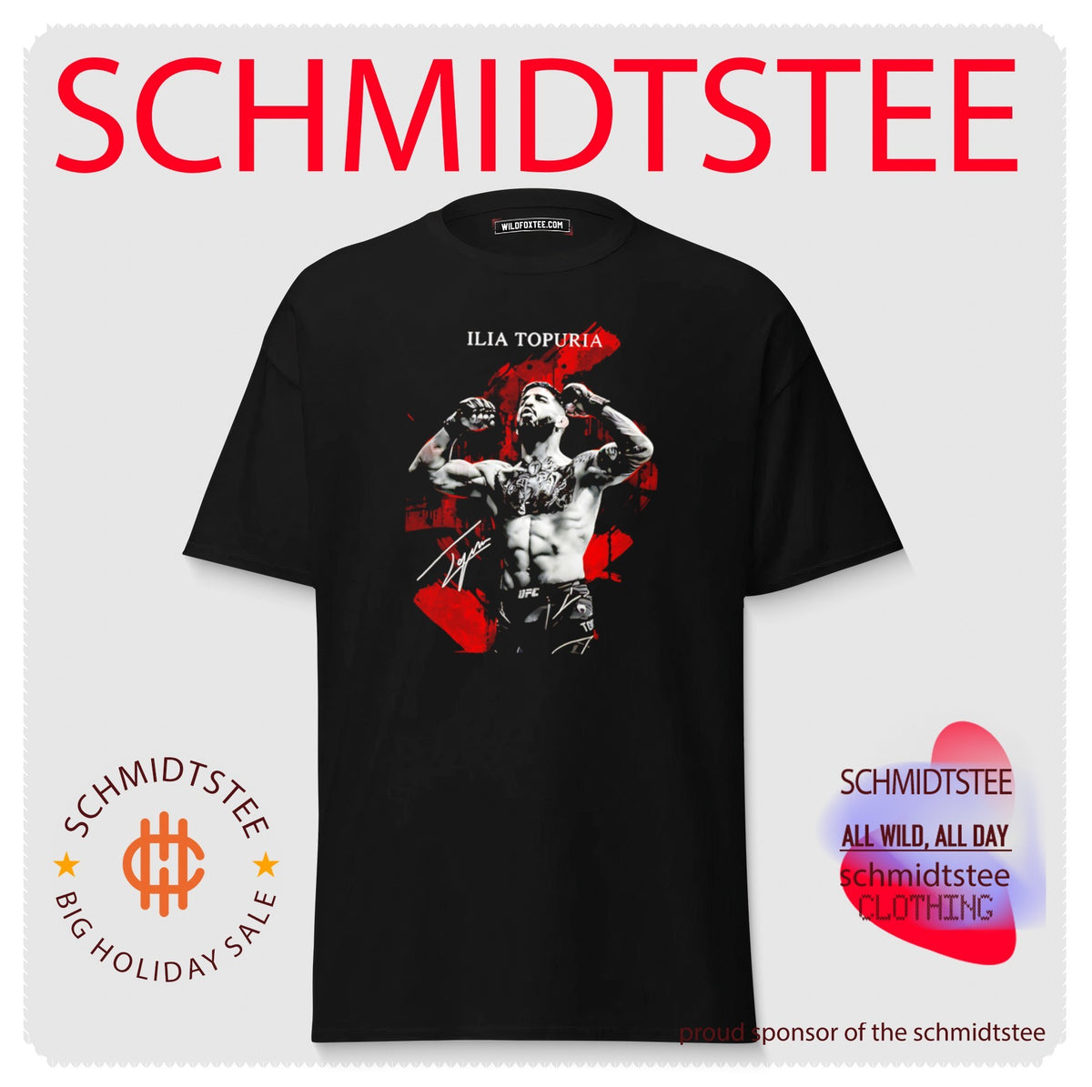 Ilia Topuria Ufc Fighter signature graphic shirt