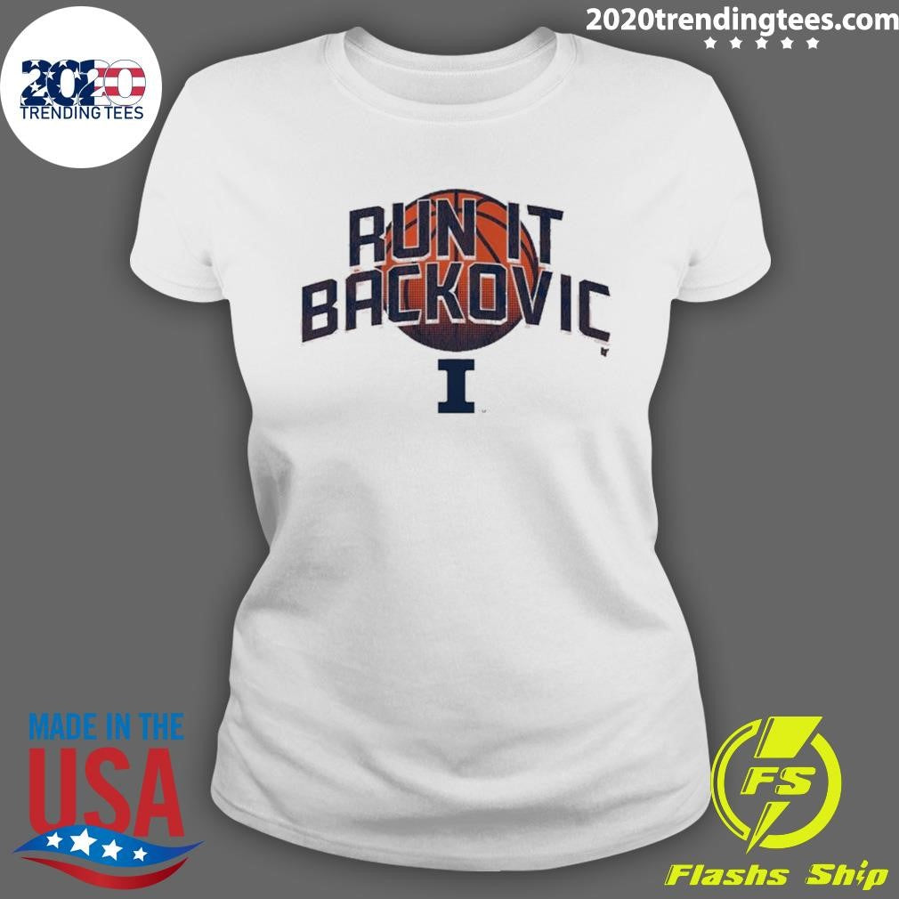 Illinois Basketball Run It Backovic Shirt