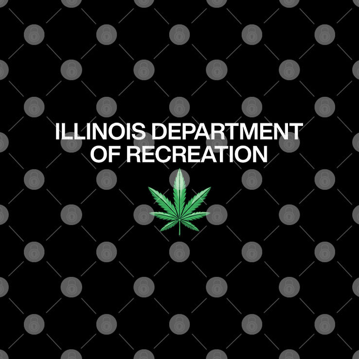 Illinois Department Of Recreation Cannabis Parody Shirt