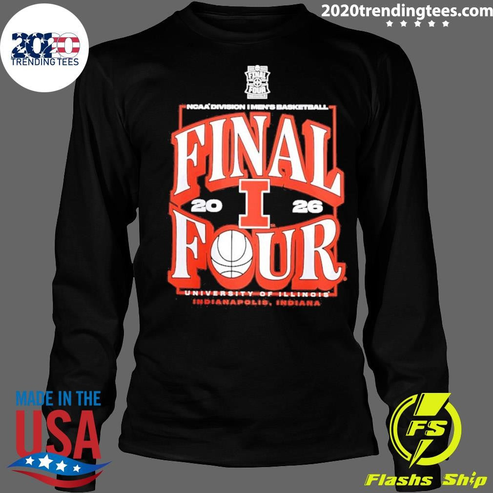 Illinois Fighting Illini 2026 Final Four Ncaa Men’s Basketball Tournament March Madness Shirt