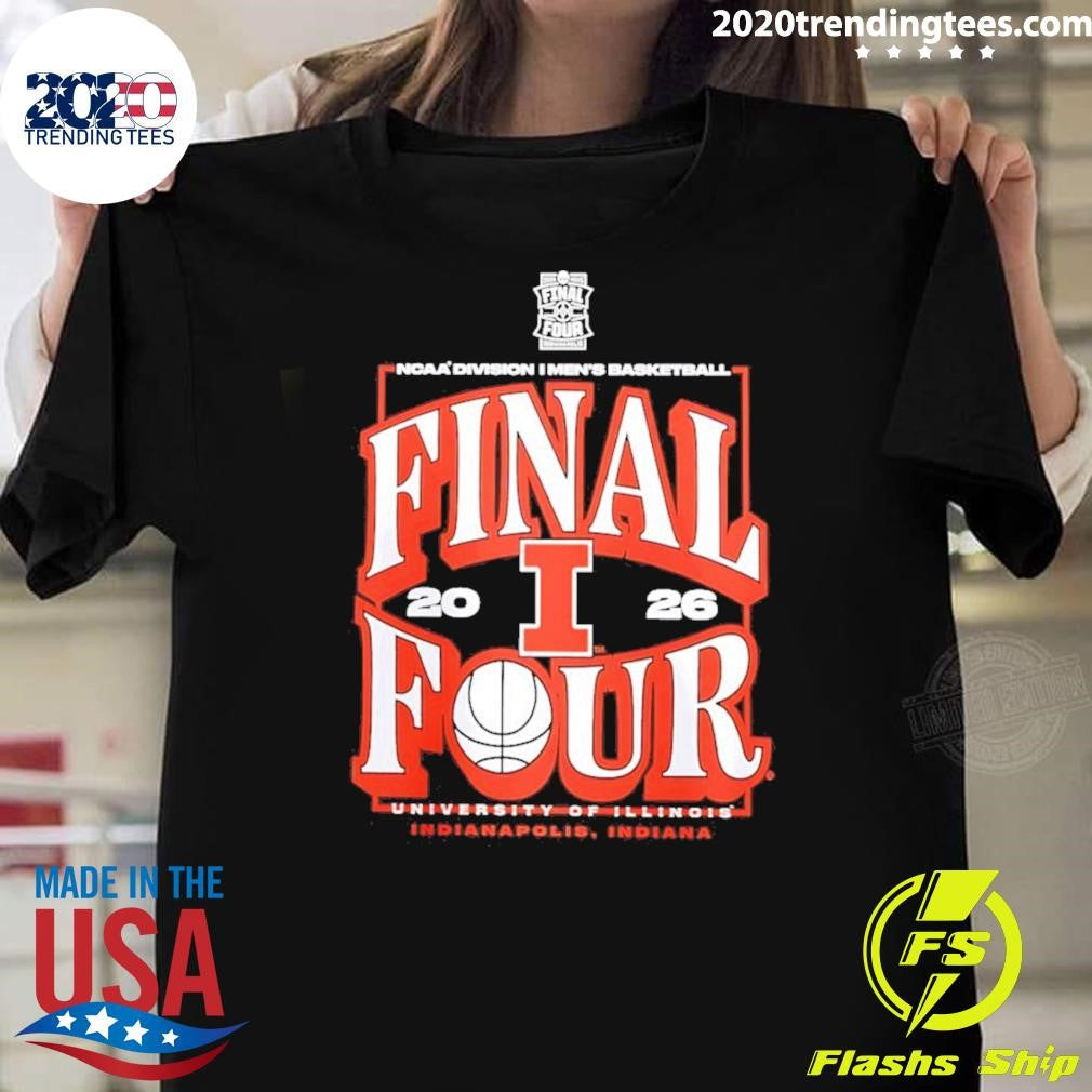 Illinois Fighting Illini 2026 Final Four Ncaa Men’s Basketball Tournament March Madness Shirt