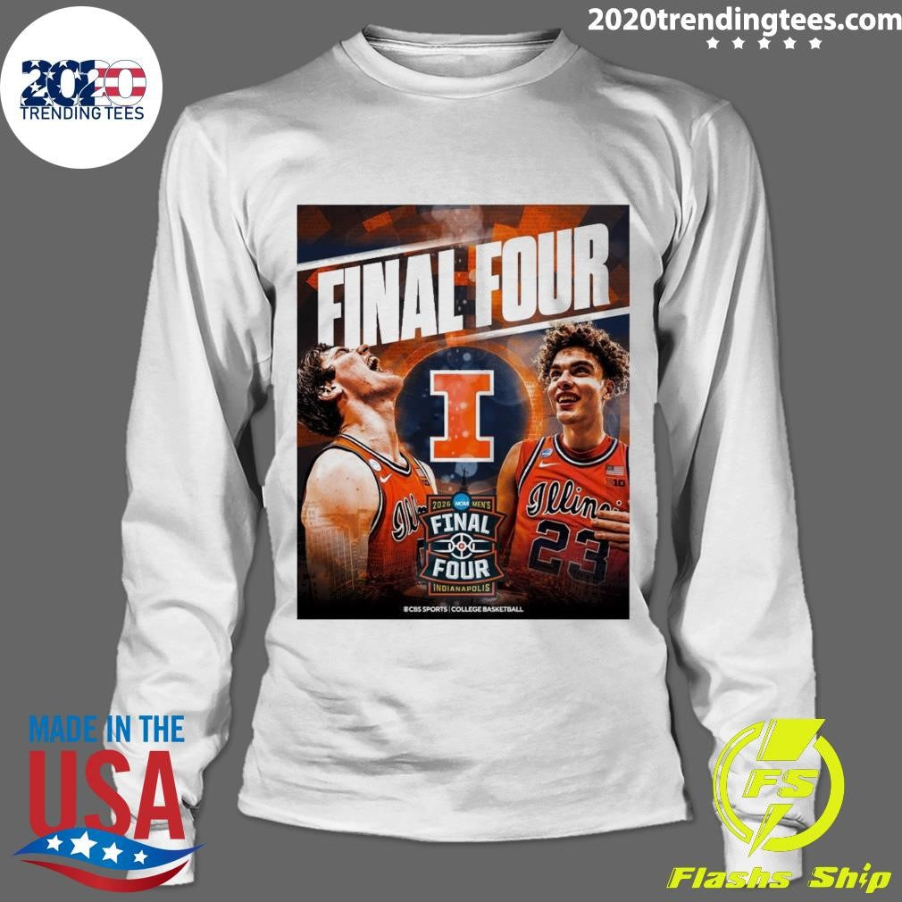 Illinois Fighting Illini 2026 NCAA Men’s Basketball Final Four Indianapolis College Basketball Shirt