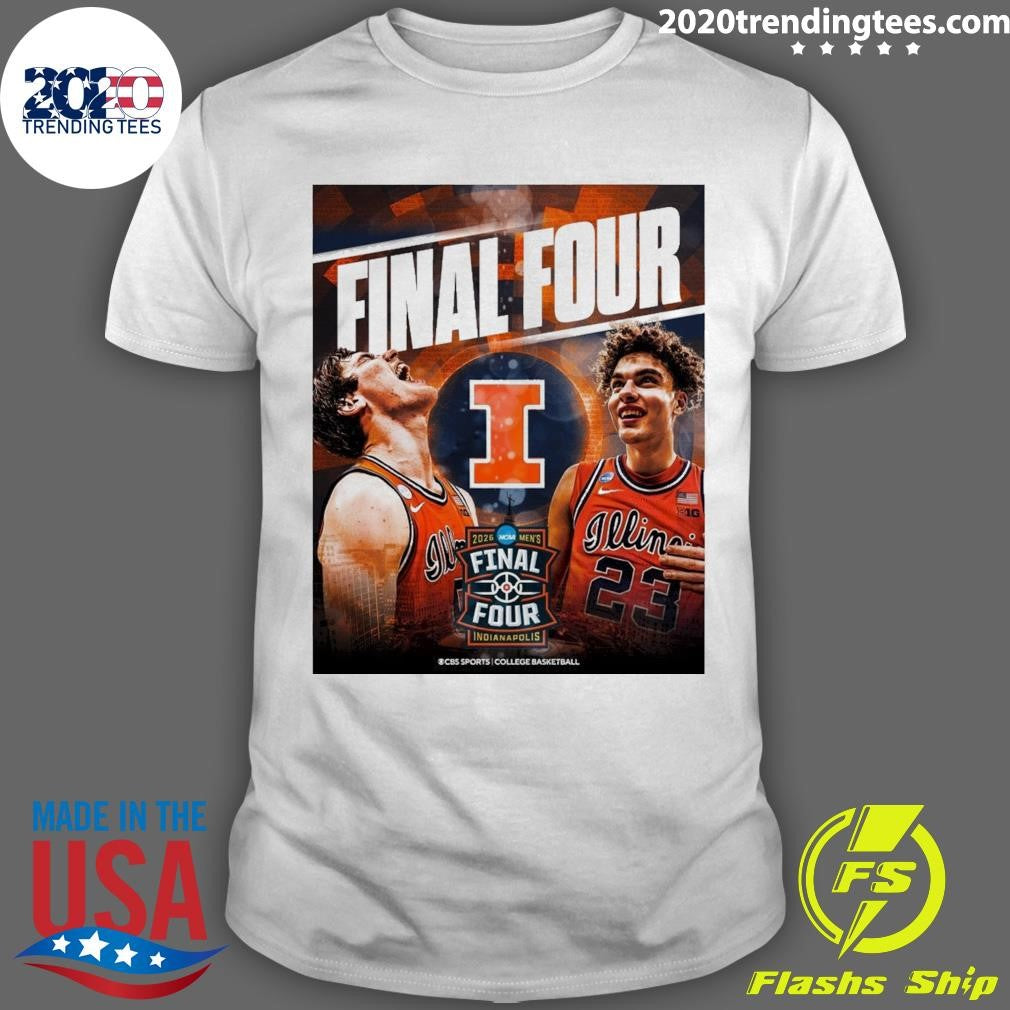 Illinois Fighting Illini 2026 NCAA Men’s Basketball Final Four Indianapolis College Basketball Shirt