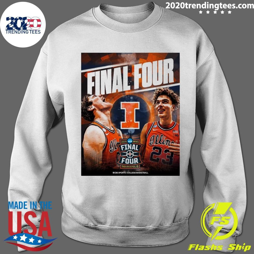 Illinois Fighting Illini 2026 NCAA Men’s Basketball Final Four Indianapolis College Basketball Shirt