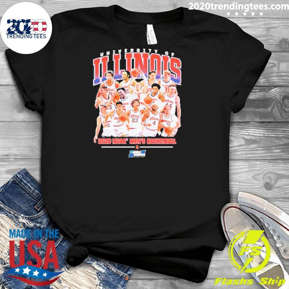 Illinois Fighting Illini Basketball Is Elite 8 Bound 2026 Ncaa Men’s Basketball March Madness Shirt