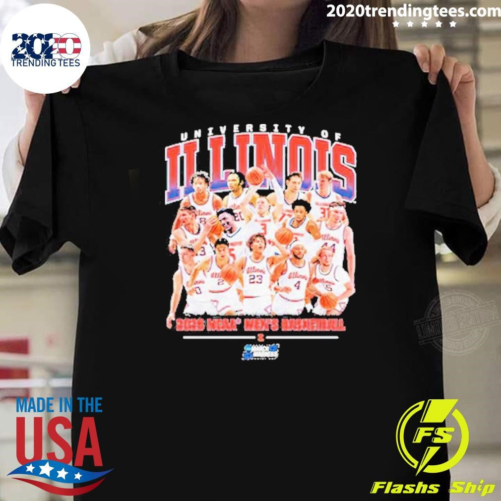 Illinois Fighting Illini Basketball Is Elite 8 Bound 2026 Ncaa Men’s Basketball March Madness Shirt