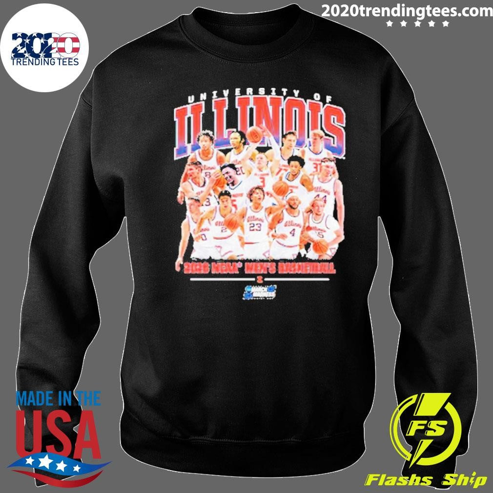 Illinois Fighting Illini Basketball Is Elite 8 Bound 2026 Ncaa Men’s Basketball March Madness Shirt