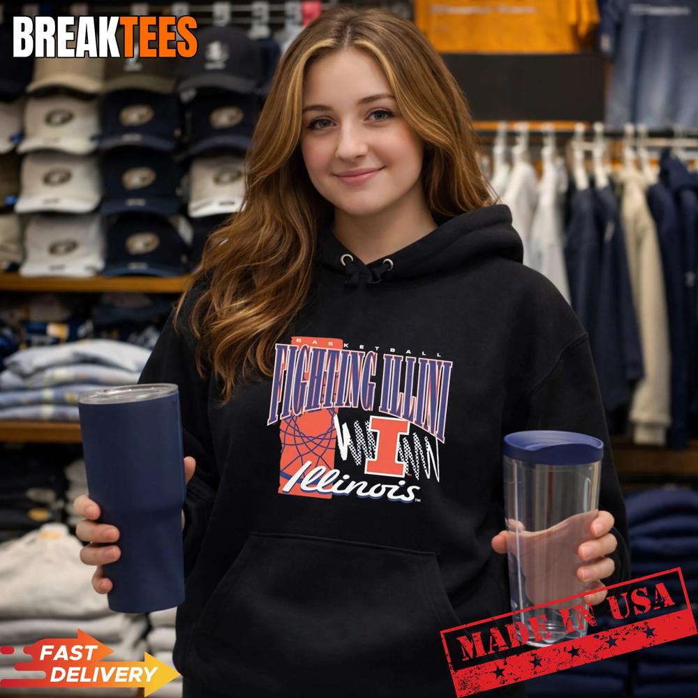 Illinois Fighting Illini Basketball Logo Shirt