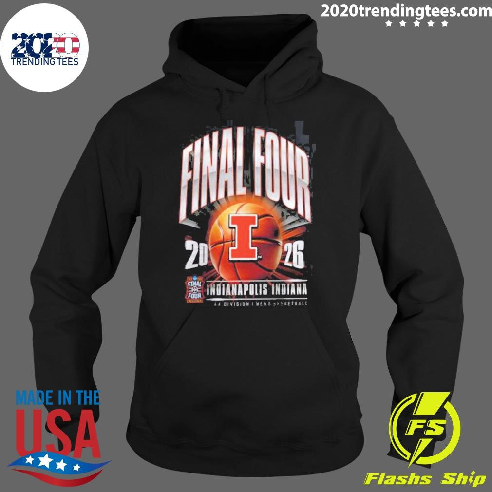Illinois Fighting Illini Men’s Basketball 2026 Ncaa D1 Tournament Final Four Indiana Shirt