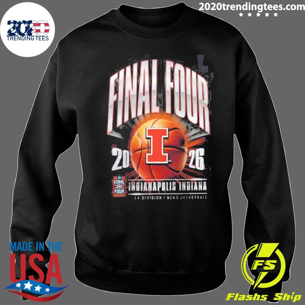 Illinois Fighting Illini Men’s Basketball 2026 Ncaa D1 Tournament Final Four Indiana Shirt