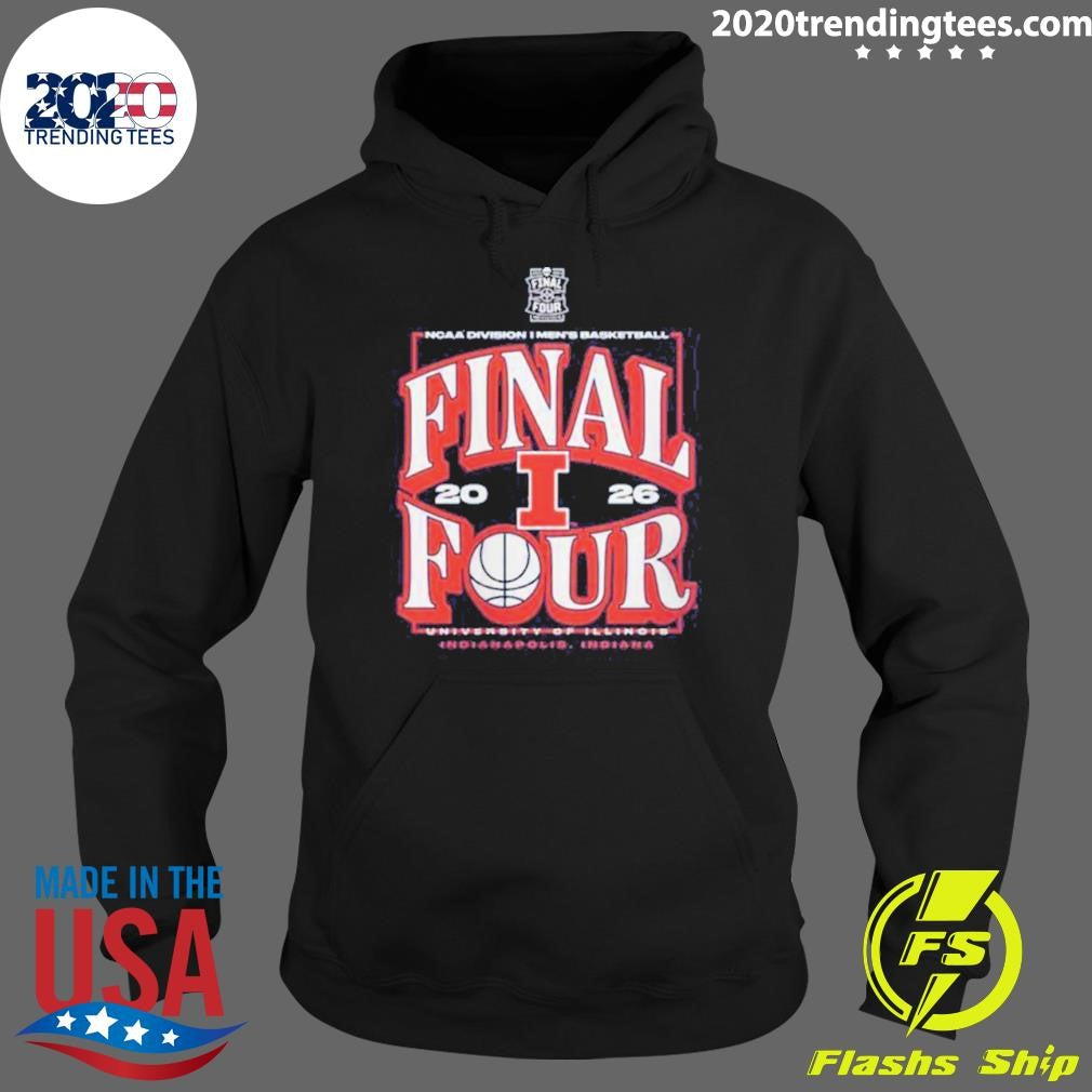Illinois Fighting Illini Men’s Basketball 2026 Ncaa Tournament Final Four Indiana Bound Shirt