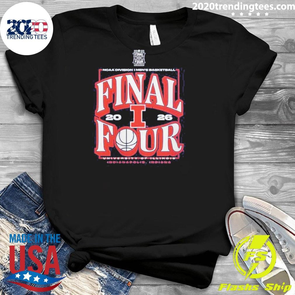 Illinois Fighting Illini Men’s Basketball 2026 Ncaa Tournament Final Four Indiana Bound Shirt