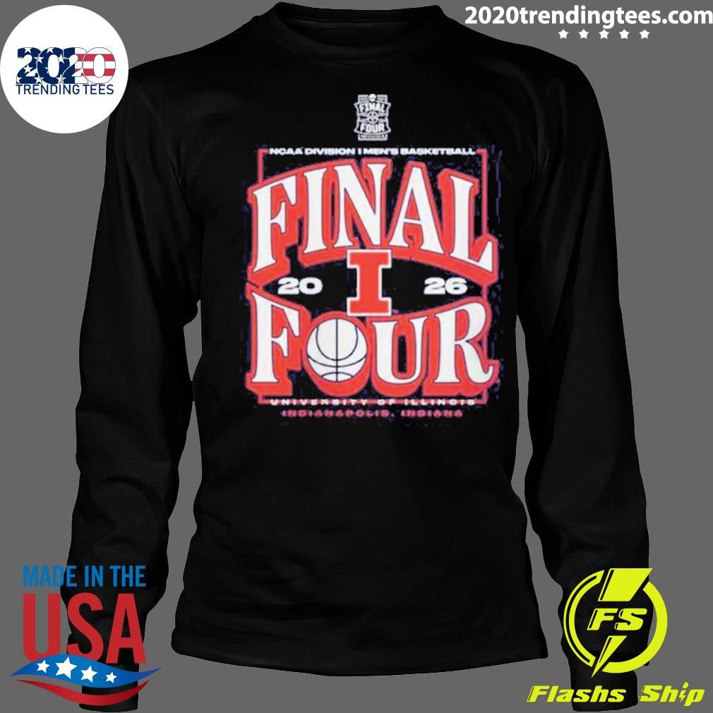 Illinois Fighting Illini Men’s Basketball 2026 Ncaa Tournament Final Four Indiana Bound Shirt