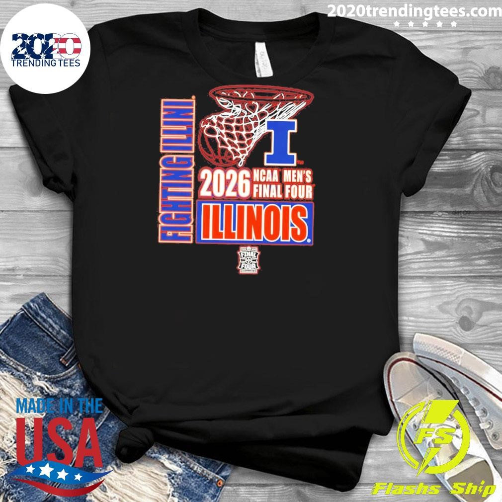 Illinois Fighting Illini Men’s Basketball Ncaa Men’s Final Four 2026 Shirt
