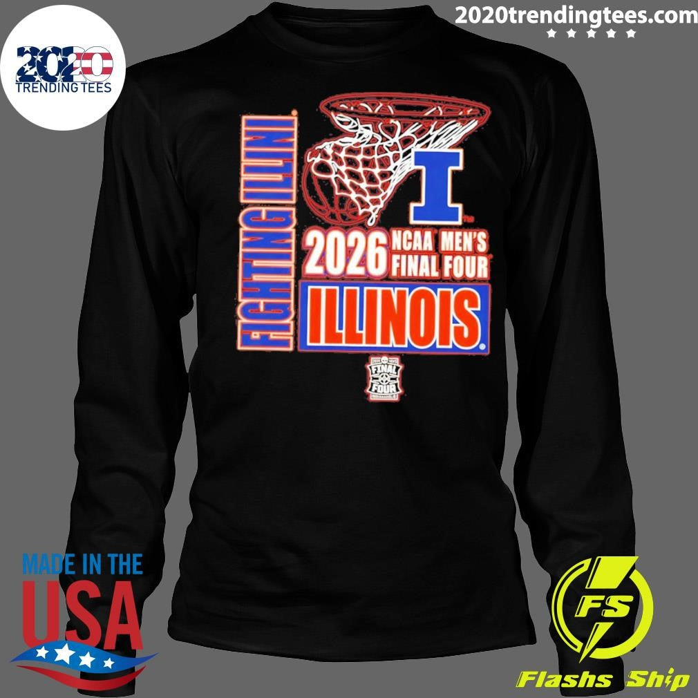 Illinois Fighting Illini Men’s Basketball Ncaa Men’s Final Four 2026 Shirt