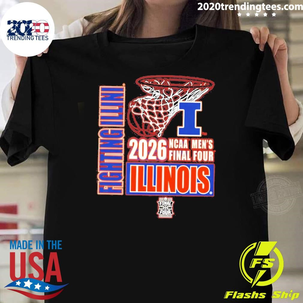 Illinois Fighting Illini Men’s Basketball Ncaa Men’s Final Four 2026 Shirt