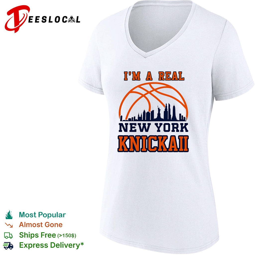 I’m A Real New York Knick Basketball Skyline 2026 shirt