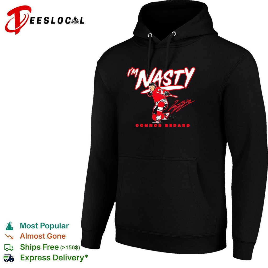 I’m Nasty Connor Bedard Chicago Blackhawks signature shirt