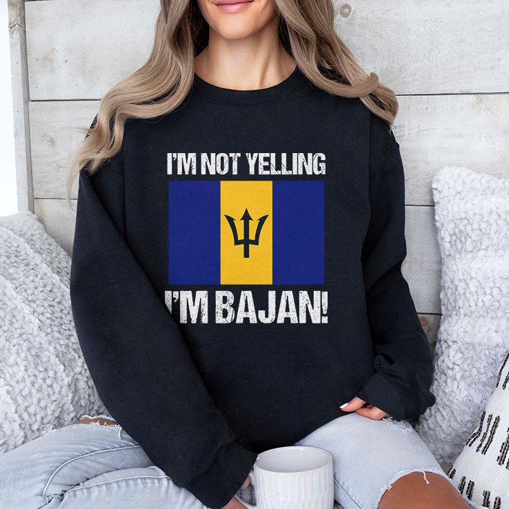 I’m Not Yelling I’m Bajan T Shirt