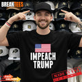 Impeach Trump American flag T-Shirt