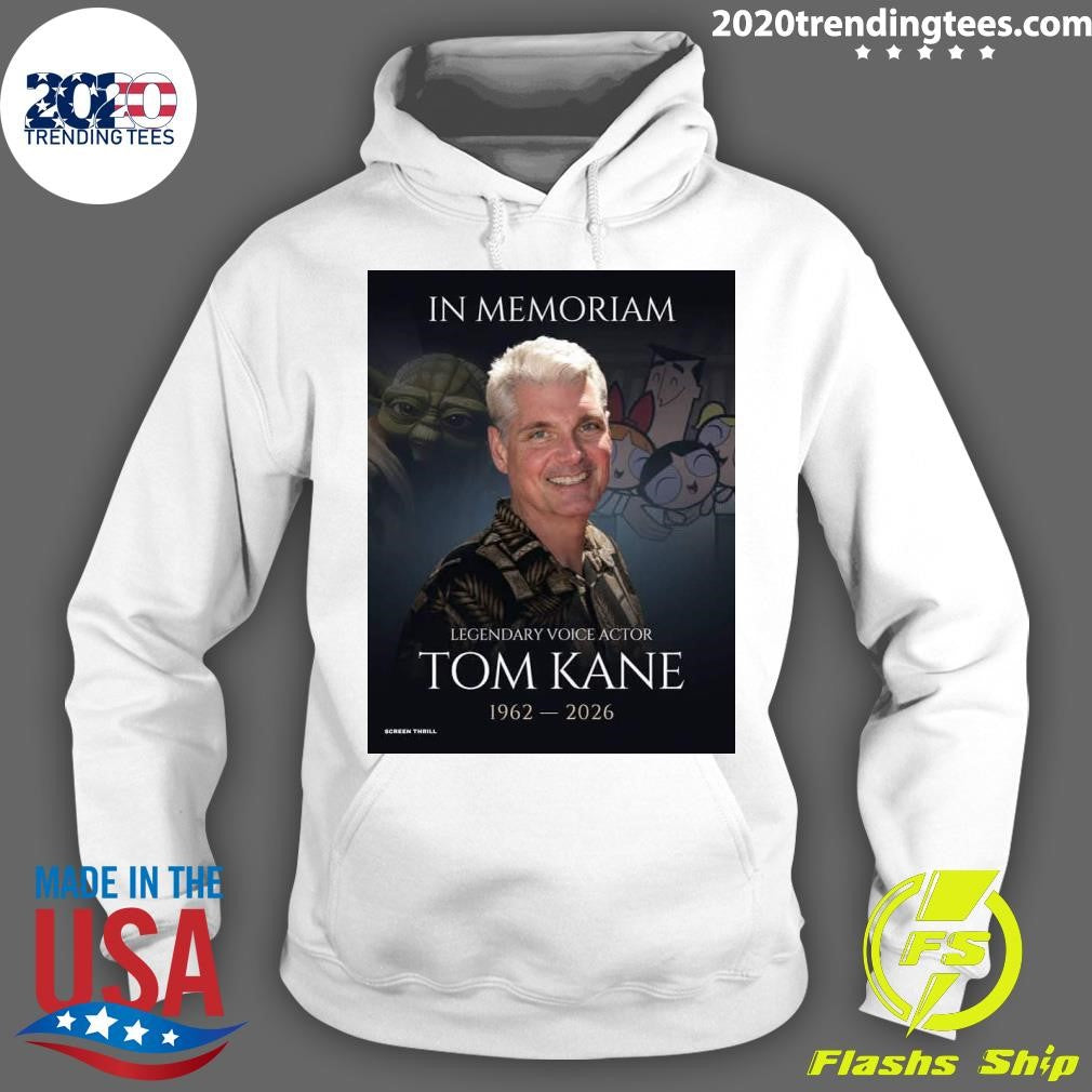 In Memoriam Legendary Voice Actor Tom Kane 1962- 2026 Shirt