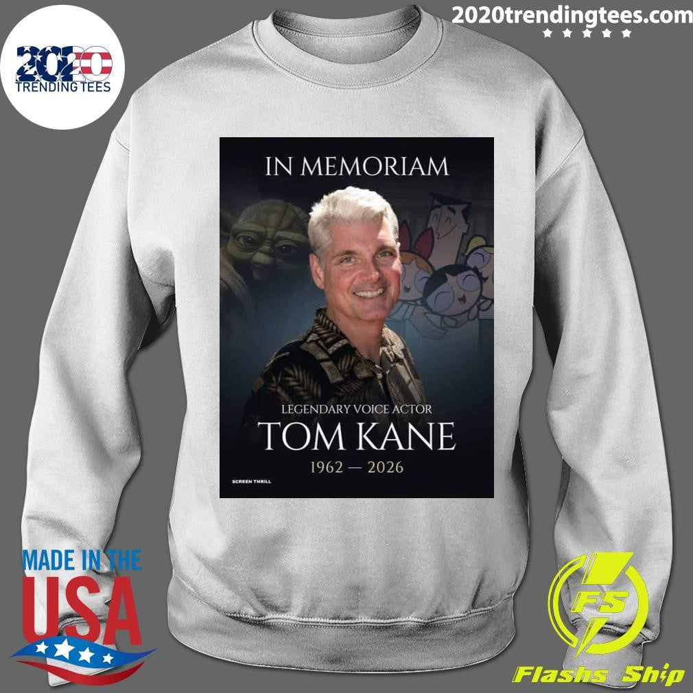 In Memoriam Legendary Voice Actor Tom Kane 1962- 2026 Shirt