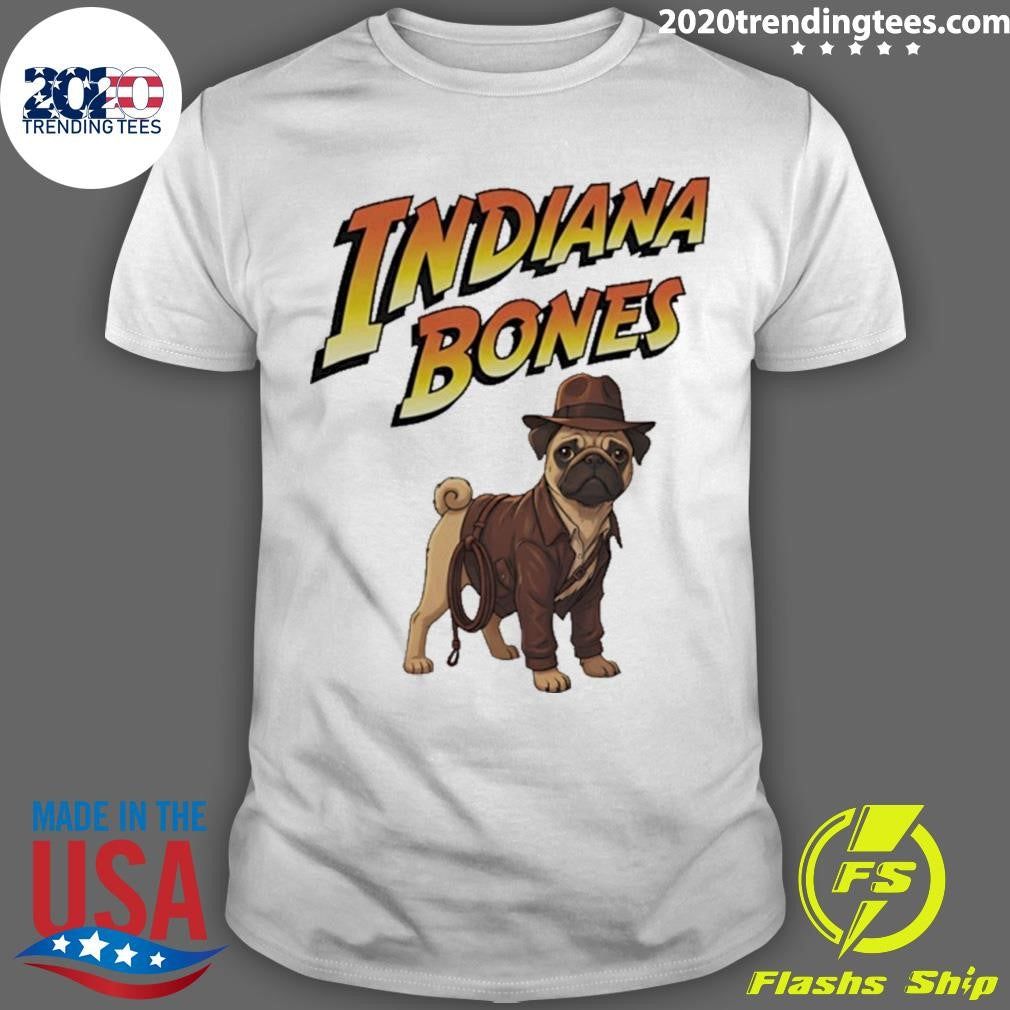 Indiana Bones Bulldog Art Shirt