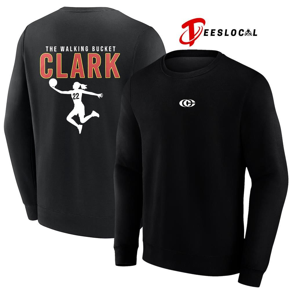 Indiana Fever Caitlin Clark the walking bucket Clark silhouette shirt