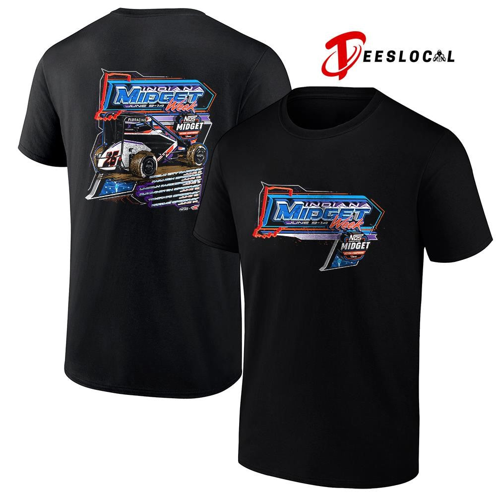 Indiana Midget week car racing graphic shirt