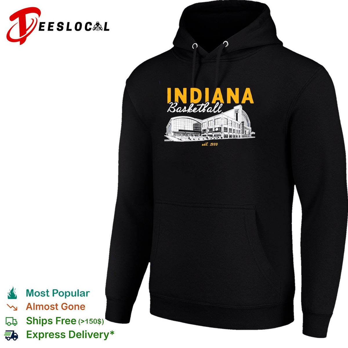 Indiana basketball arena sketch est 1999 shirt