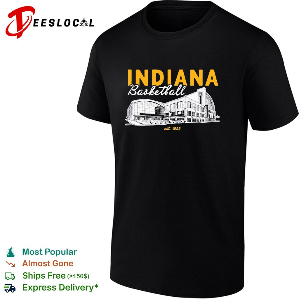 Indiana basketball arena sketch est 1999 shirt