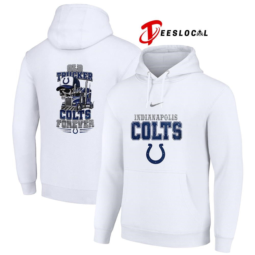 Indianapolis Colts old trucker forever skull shirt