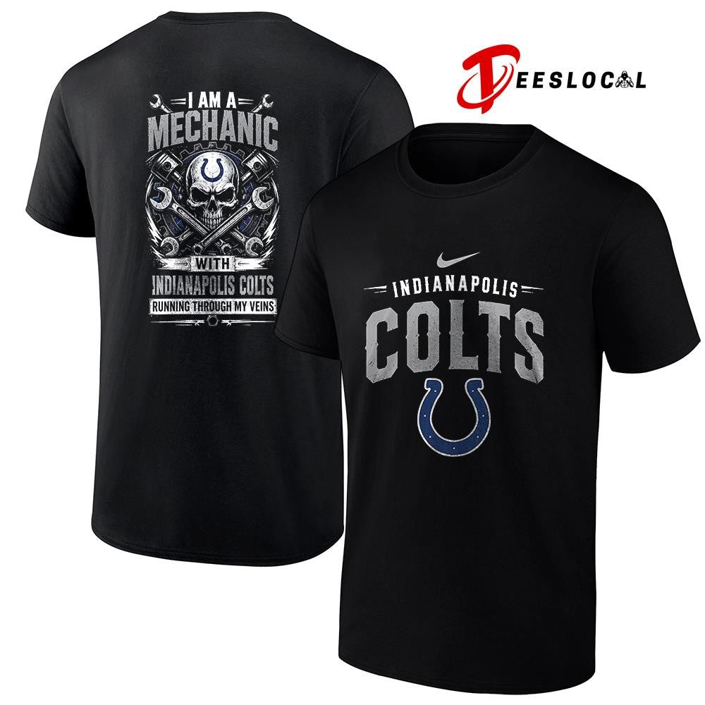 IndianapolisColtsIamamechanicrunningthroughmyveinsskeletonshirt