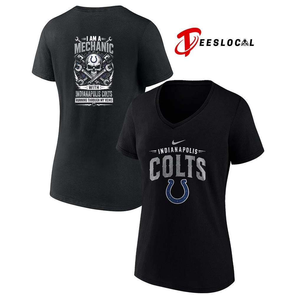 IndianapolisColtsIamamechanicrunningthroughmyveinsskeletonshirt