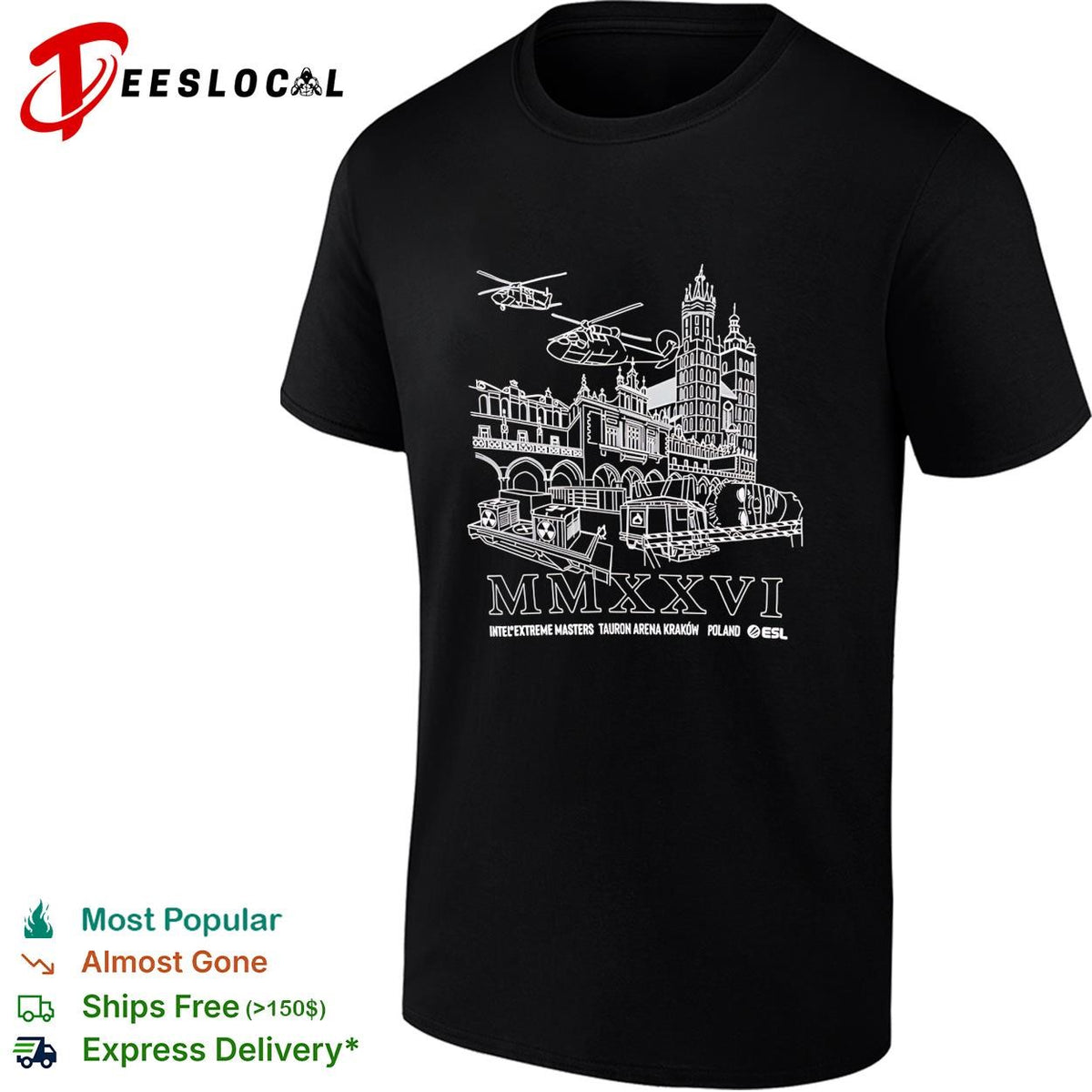 Intel Extreme Masters Tauron Arena Krakow Poland MMXXVI ESL gaming event shirt