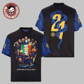 Inter Milan Campioni D’Italia Stagione 2025 2026 Serie A Champions 21th Scudetto Blue Snake T-Shirt