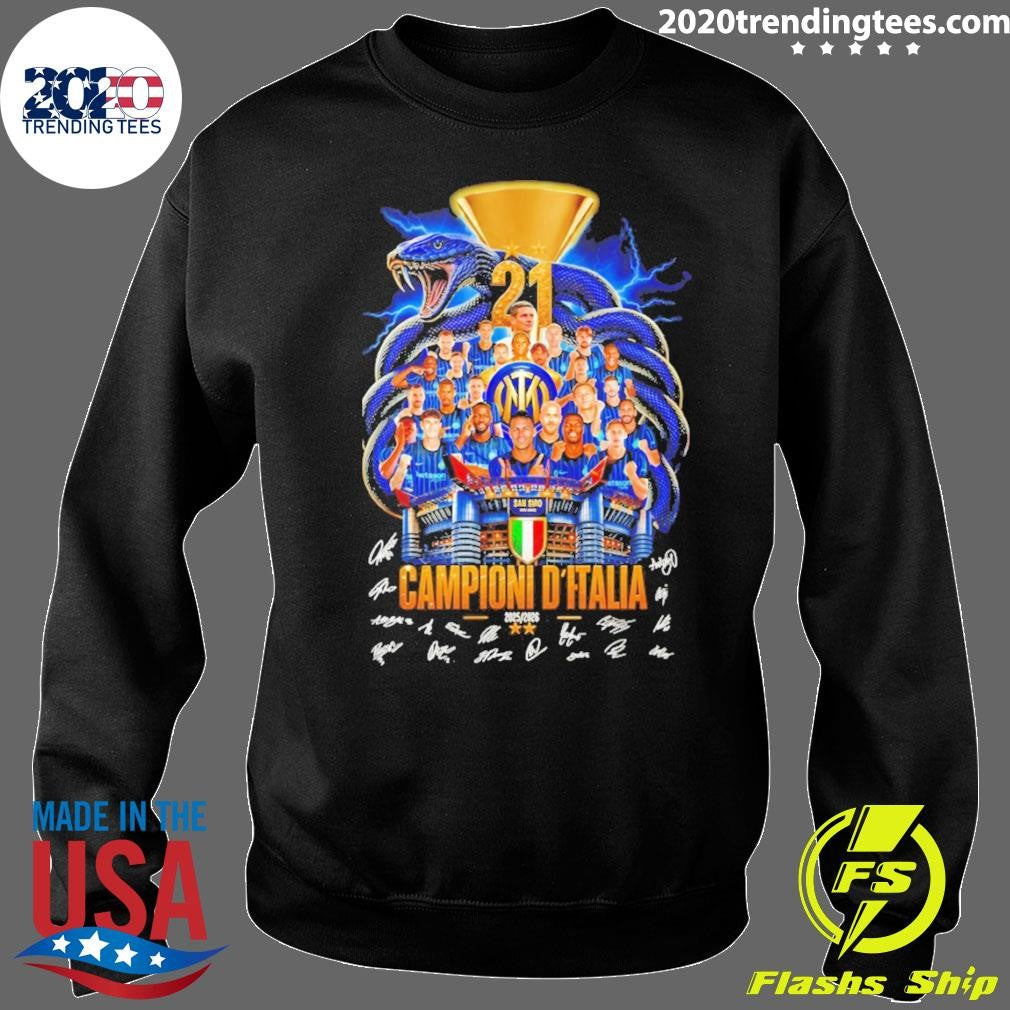 Inter Milan Fc Campioni D’italia San Siro 2025 26 Signatures Shirt