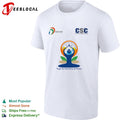 International Day of Yoga 21st June Digital India CSC Yoga for Harmony and Peace shirt