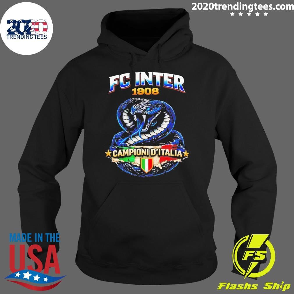 Internazionale Milan Fc Snake Campioni D’italia 1980 Serie A Champions Of Italy Shirt