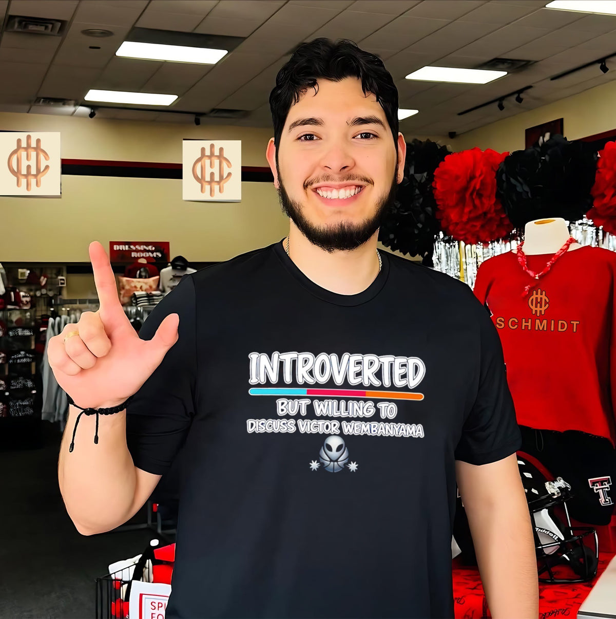 Introverted But Willing to Discuss Victor Wembanyama shirt
