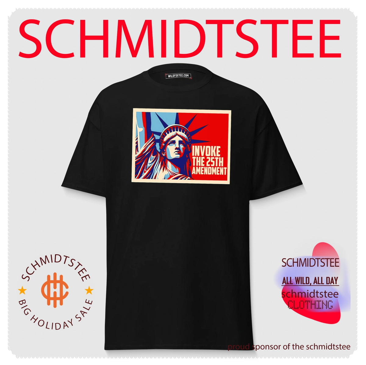 Invoke the 25th amenoment State of Liberty shirt