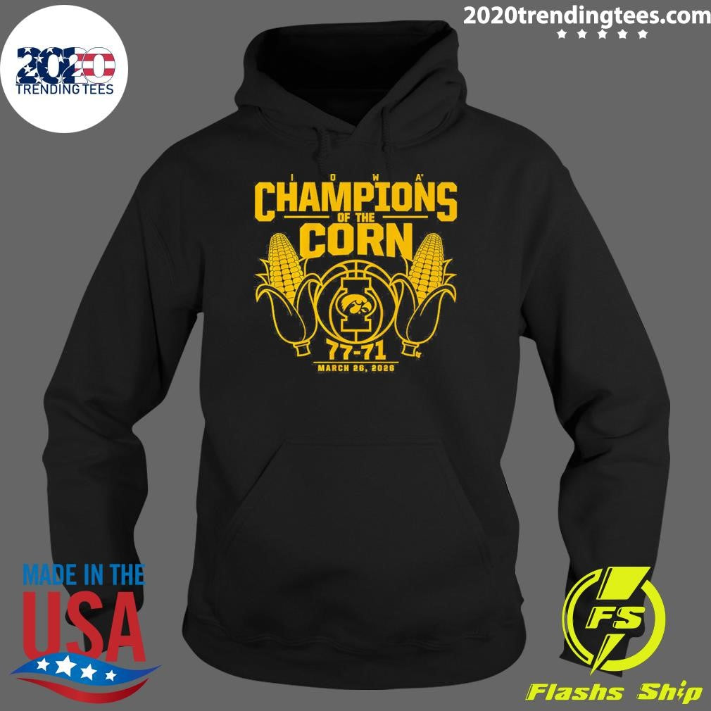 Iowa Basketball Champions Of The Corn March 26, 2026 Shirt
