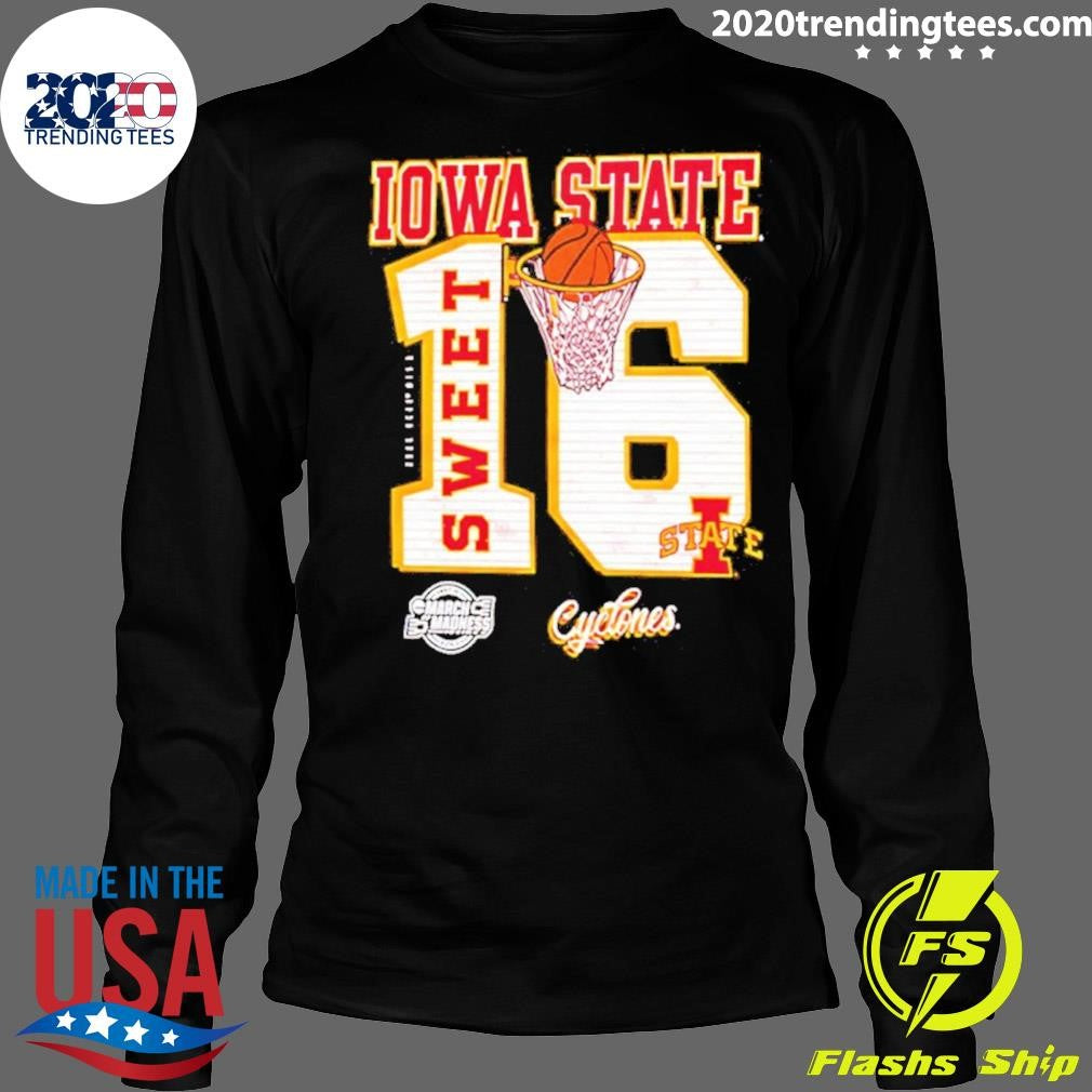 Iowa State Cyclones 2026 Ncaa March Madness Sweet 16 Shirt