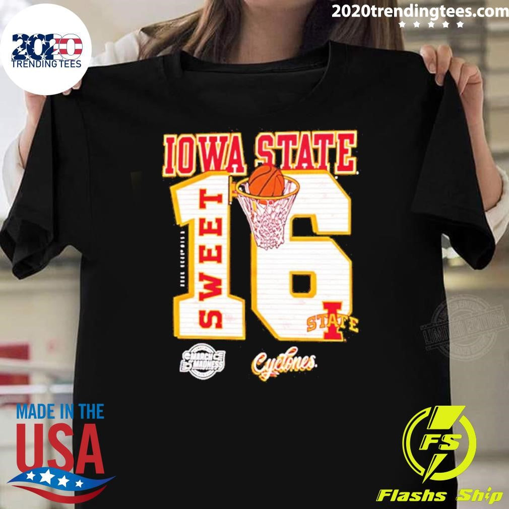 Iowa State Cyclones 2026 Ncaa March Madness Sweet 16 Shirt