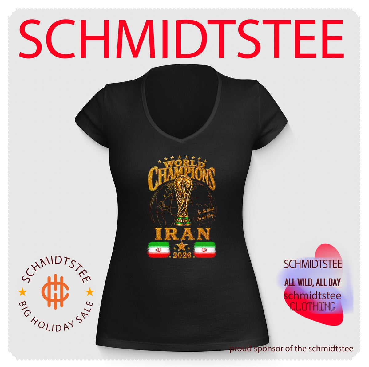 Iran 2026 World Champions For The World For The Glory shirt