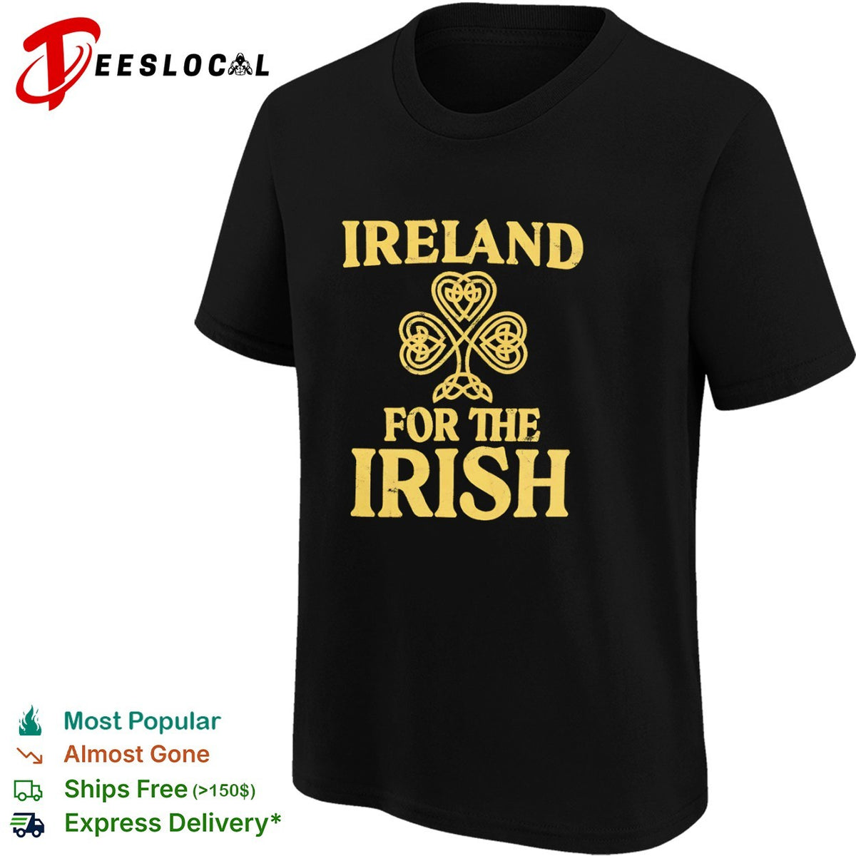 Ireland for the Irish Celtic Shamrock shirt