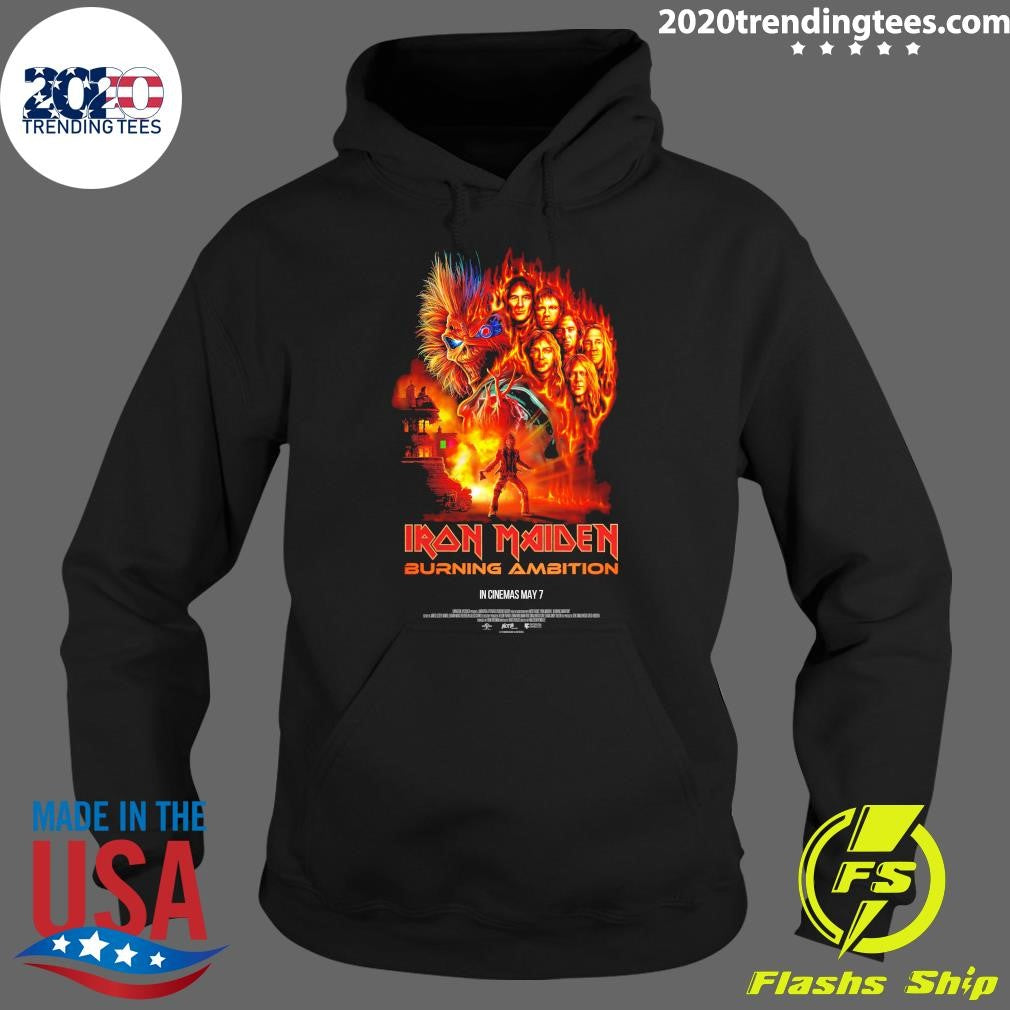 Iron Maiden Burning Ambition In Cinemas May 7, 2026 Shirt