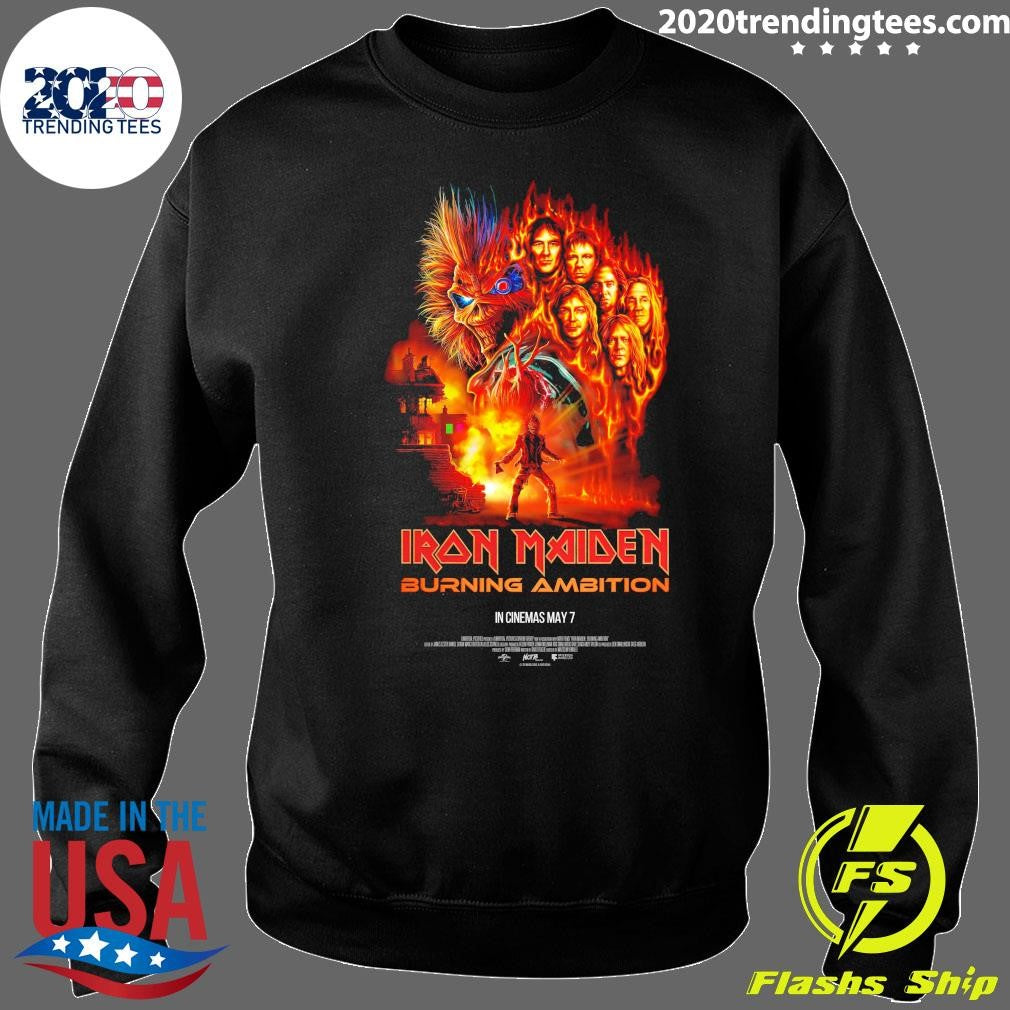 Iron Maiden Burning Ambition In Cinemas May 7, 2026 Shirt