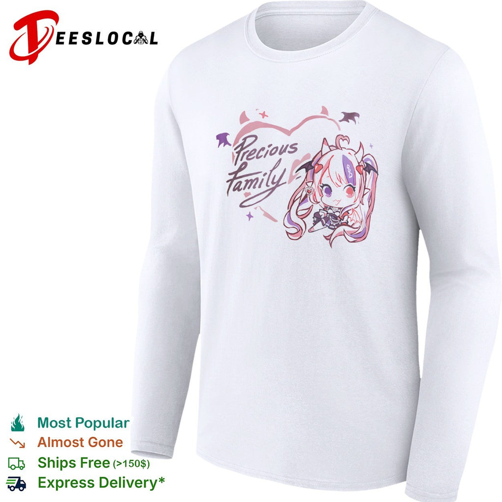 Ironmouse Precious Family VTuber Anime Chibi Character Kawaii Demon shirt