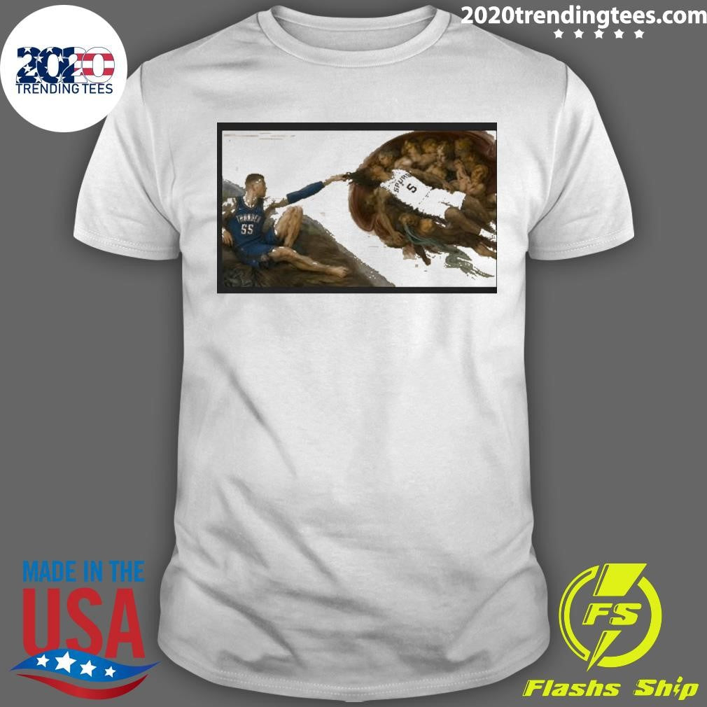 Isaiah Hartenstein Oklahoma City Thunder Stephon Castle San Antonio Spurs The Creation Of Adam Shirt
